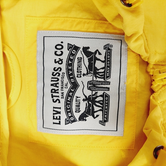 Levi's Colorblock Nylon Hooded Windbreaker Casual Jacket P531 - Picture 7 of 10